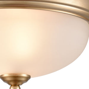 ELK Home - 7002FM/50 - Two Light Flush Mount - Basics - Satin Gold