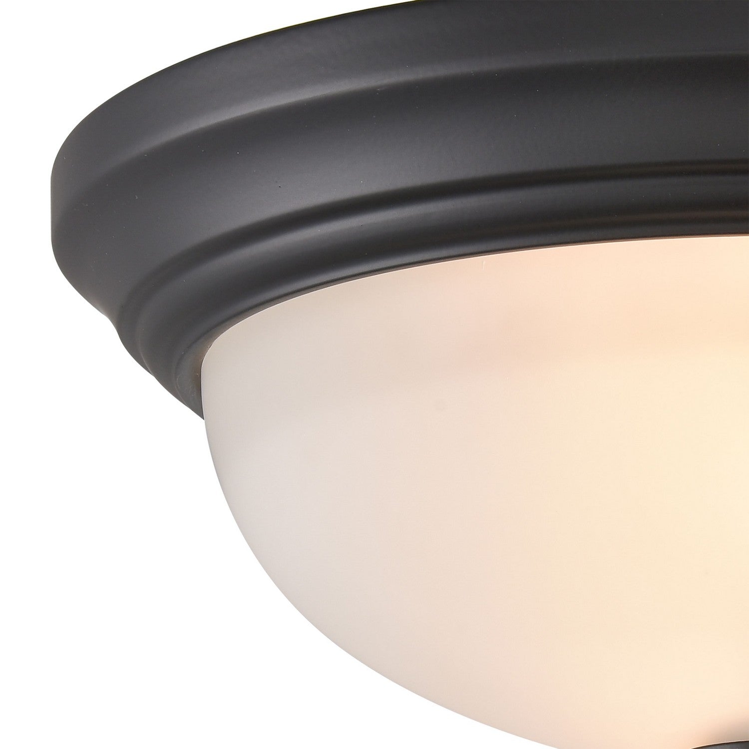 ELK Home - 7002FM/60 - Two Light Flush Mount - Basics - Black