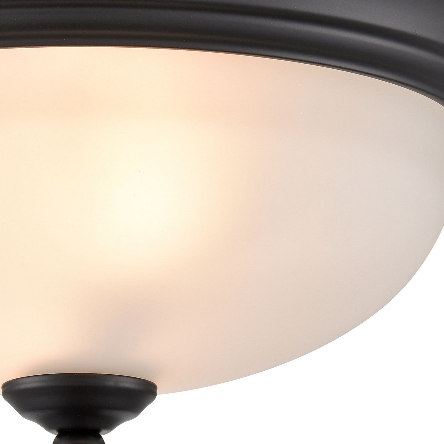 ELK Home - 7002FM/60 - Two Light Flush Mount - Basics - Black