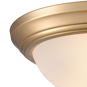 ELK Home - 7013FM/50 - Three Light Flush Mount - Basics - Satin Gold