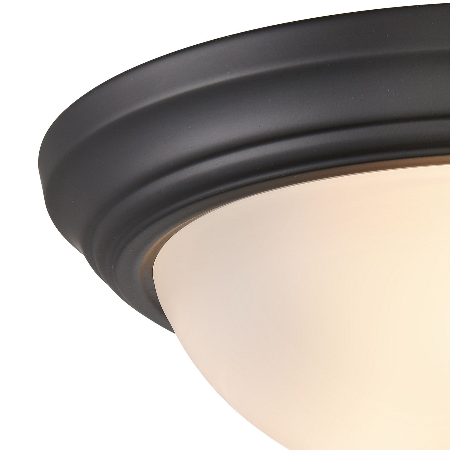 ELK Home - 7013FM/60 - Three Light Flush Mount - Basics - Black