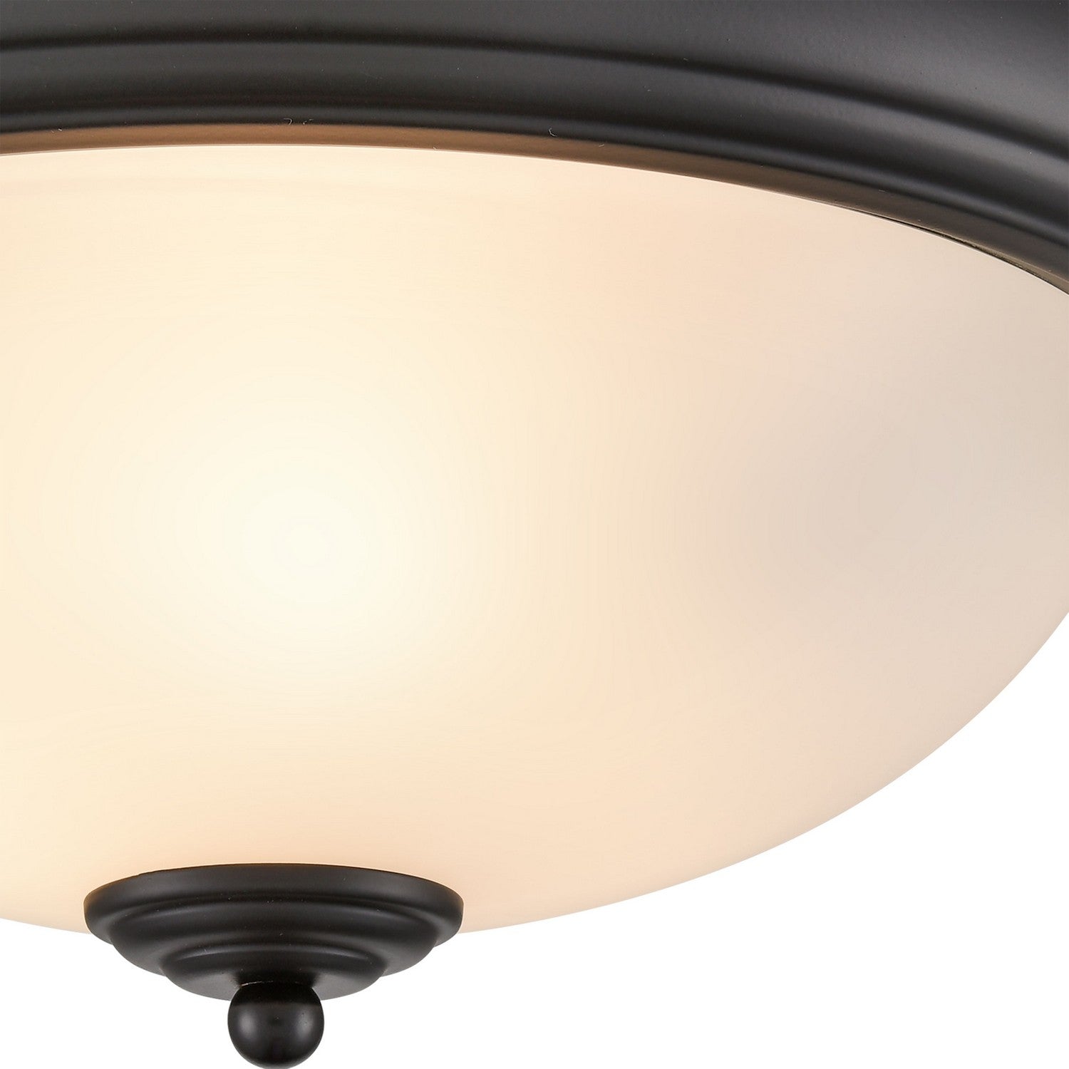 ELK Home - 7013FM/60 - Three Light Flush Mount - Basics - Black