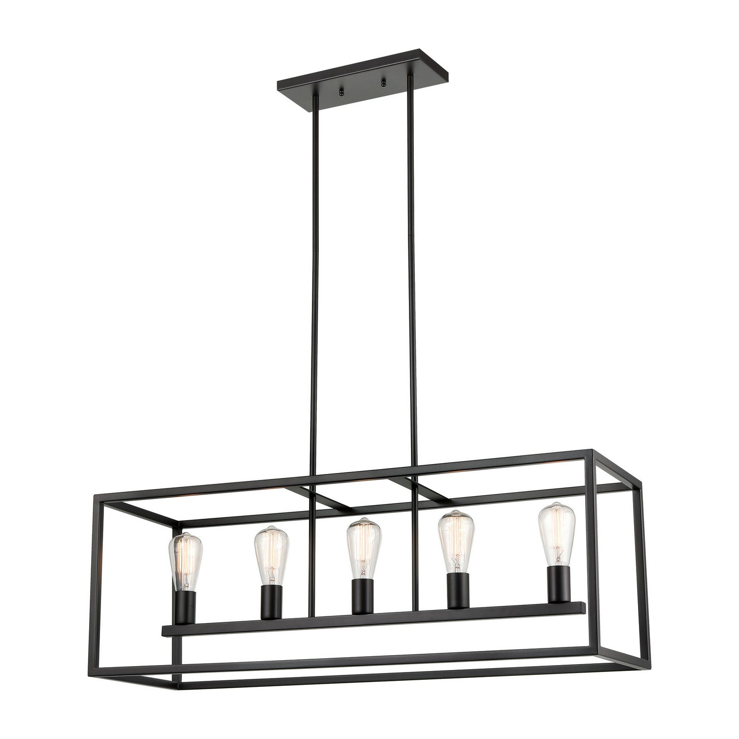 ELK Home - CN150521 - Five Light Chandelier - Williamsport - Oil Rubbed Bronze