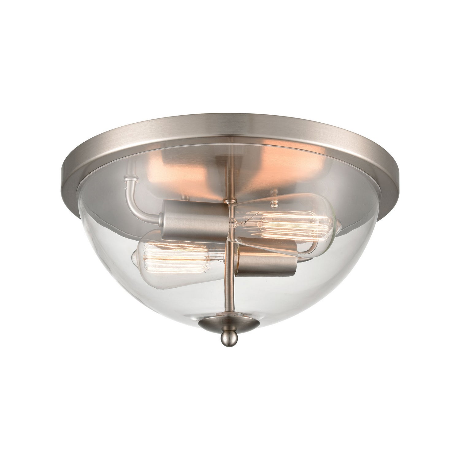 ELK Home - CN280232 - Two Light Flush Mount - Astoria - Brushed Nickel