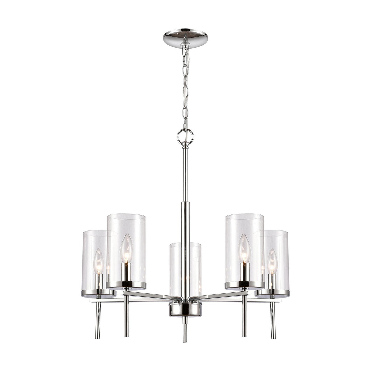 ELK Home - CN290523 - Five Light Chandelier - Oakland - Chrome