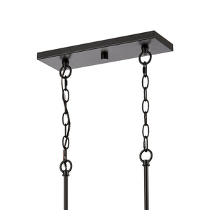 ELK Home - CN290886 - Eight Light Pendant - Oakland - Black