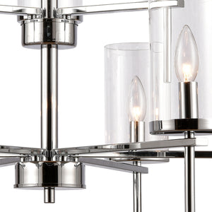 ELK Home - CN290923 - Nine Light Chandelier - Oakland - Chrome