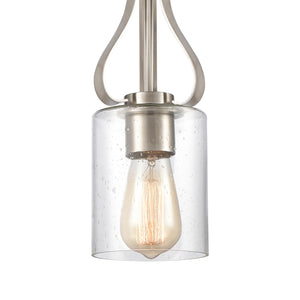 ELK Home - CN300152 - One Light Mini Pendant - Market Square - Brushed Nickel