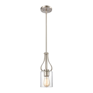 ELK Home - CN300152 - One Light Mini Pendant - Market Square - Brushed Nickel