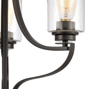 ELK Home - CN300321 - Three Light Chandelier - Market Square - Oil Rubbed Bronze