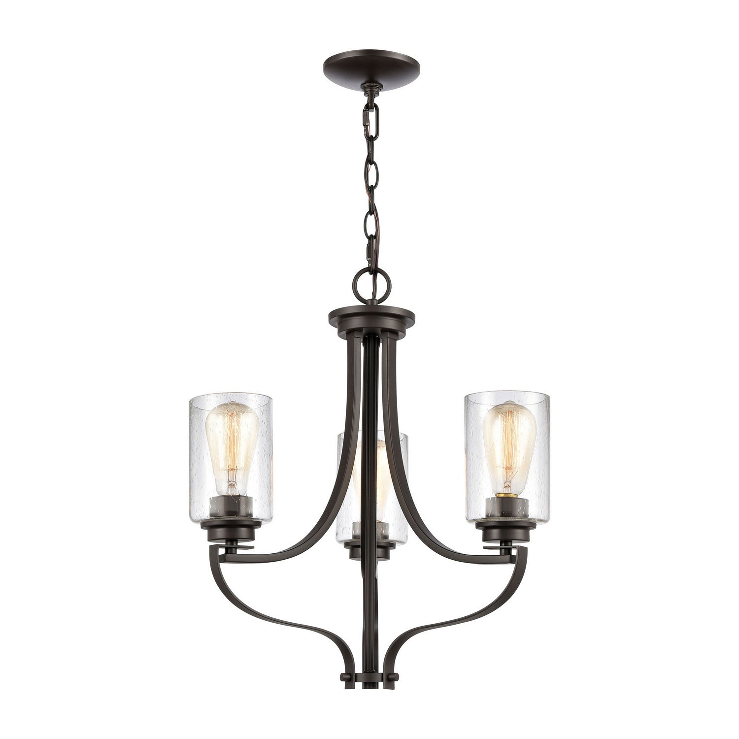 ELK Home - CN300321 - Three Light Chandelier - Market Square - Oil Rubbed Bronze