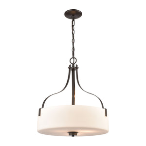 ELK Home - CN300841 - Three Light Pendant - Market Square - Oil Rubbed Bronze