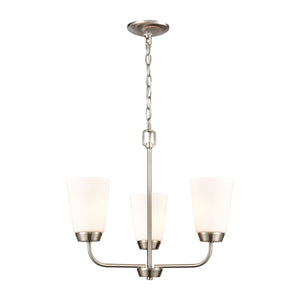 ELK Home - CN310322 - Three Light Chandelier - Winslow - Brushed Nickel