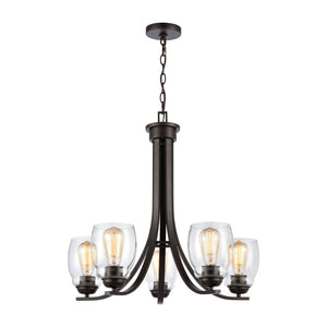 ELK Home - CN320521 - Five Light Chandelier - Calistoga - Oil Rubbed Bronze