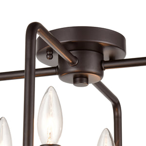 ELK Home - CN330481 - Four Light Flush Mount - Park Slope - Oil Rubbed Bronze