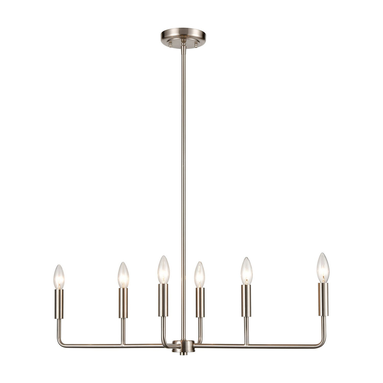 ELK Home - CN330622 - Six Light Chandelier - Park Slope - Brushed Nickel