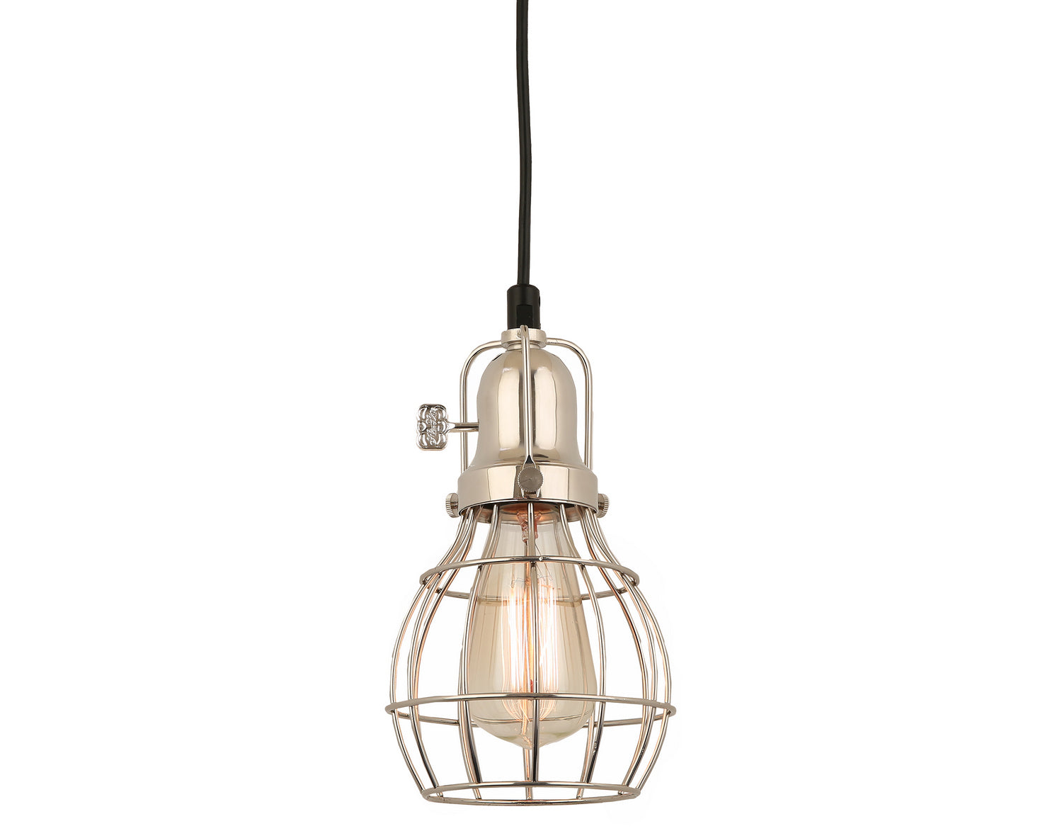 Hi Lite - H-99545-C-160-160 - One Light Pendant - Baldwin - Polished Nickel