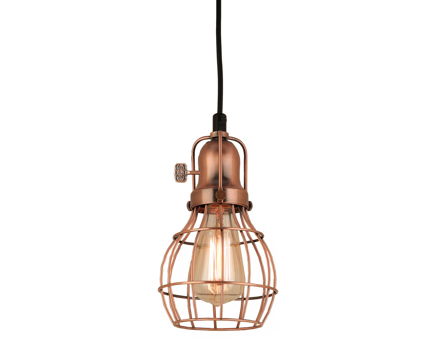 Hi Lite - H-99545-C-49-49 - One Light Pendant - Baldwin - Weathered Copper