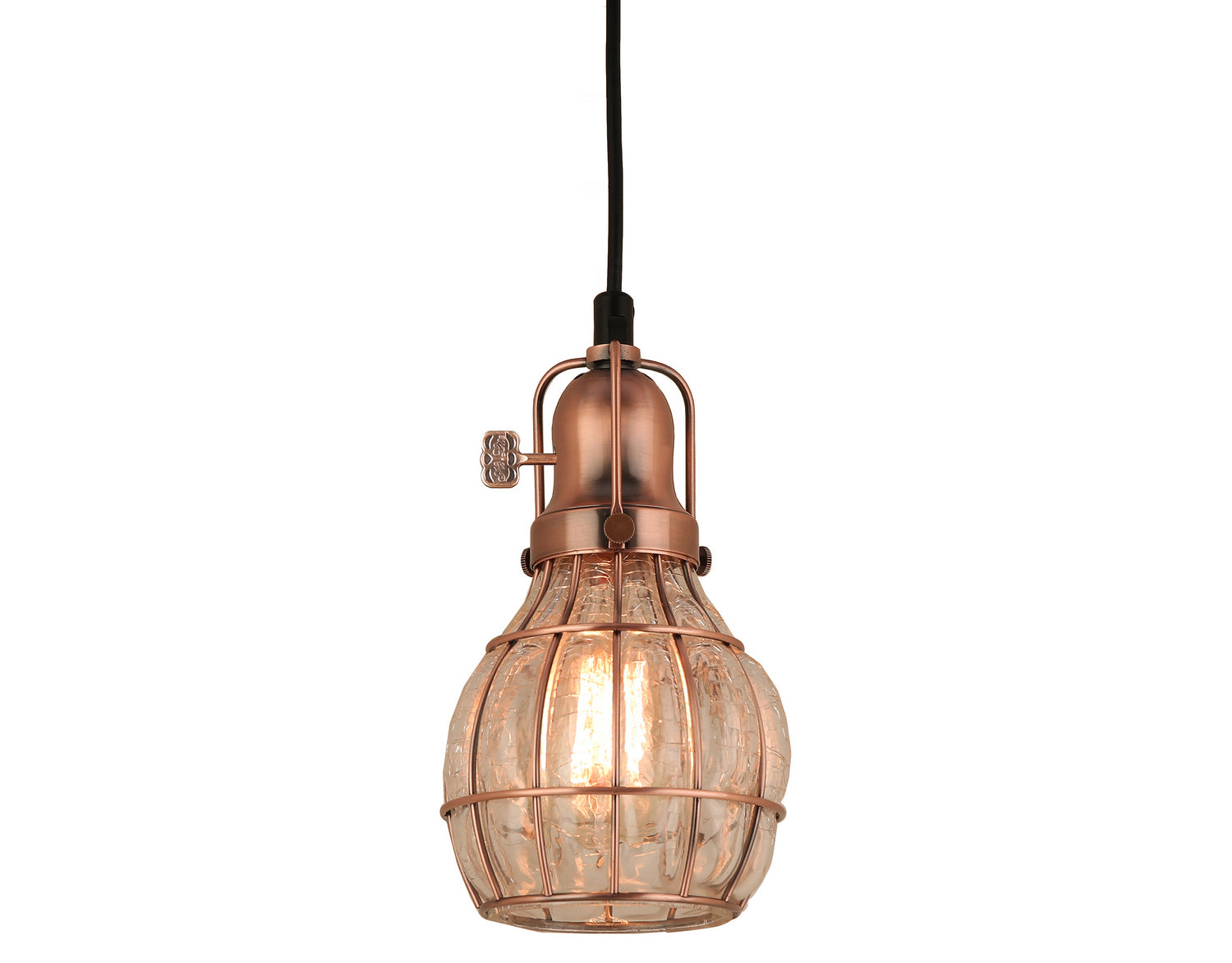 Hi Lite - H-99546-C-49-CLC - One Light Pendant - Baldwin - Weathered Copper