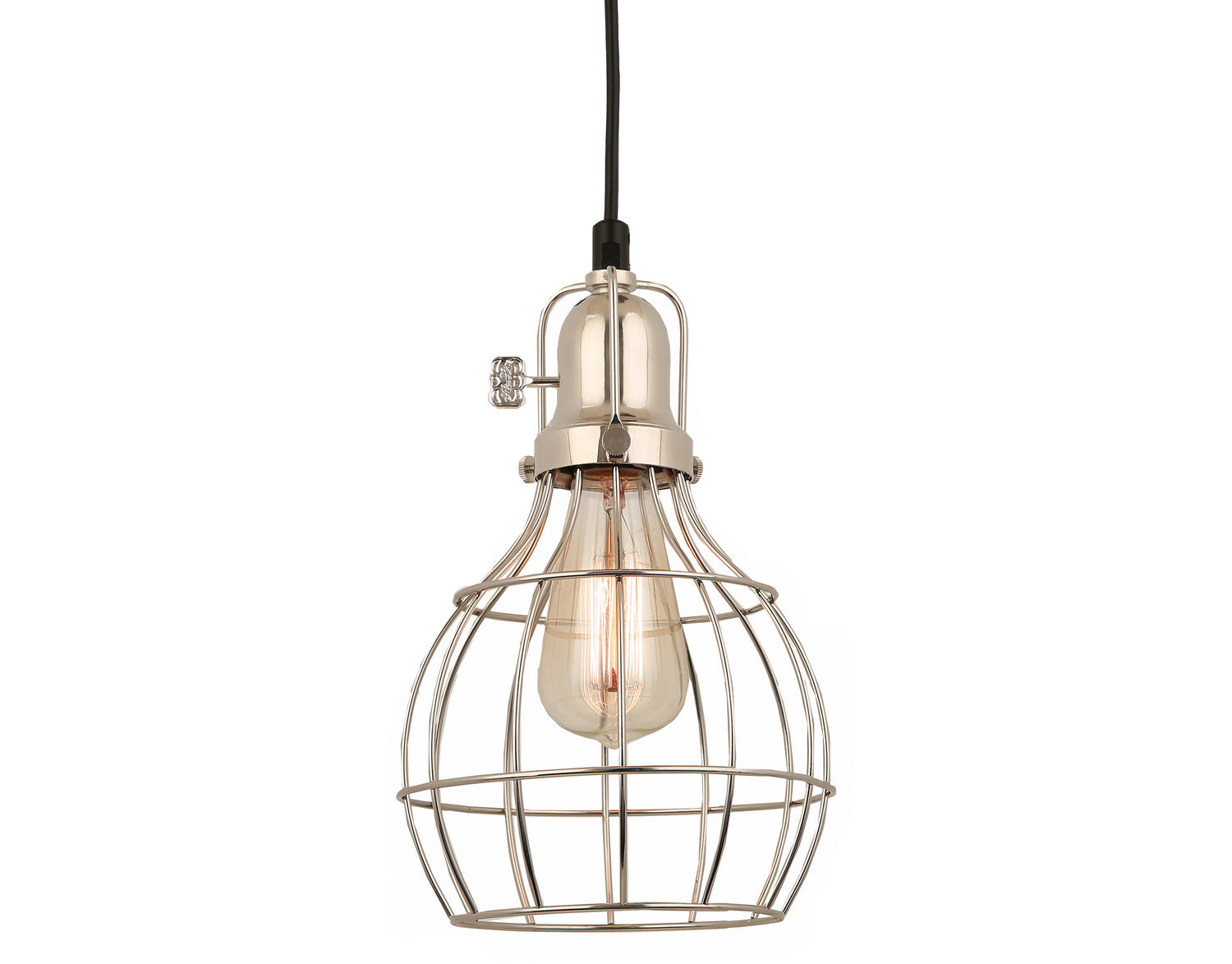 Hi Lite - H-99548-C-160-160 - One Light Pendant - Baldwin - Polished Nickel