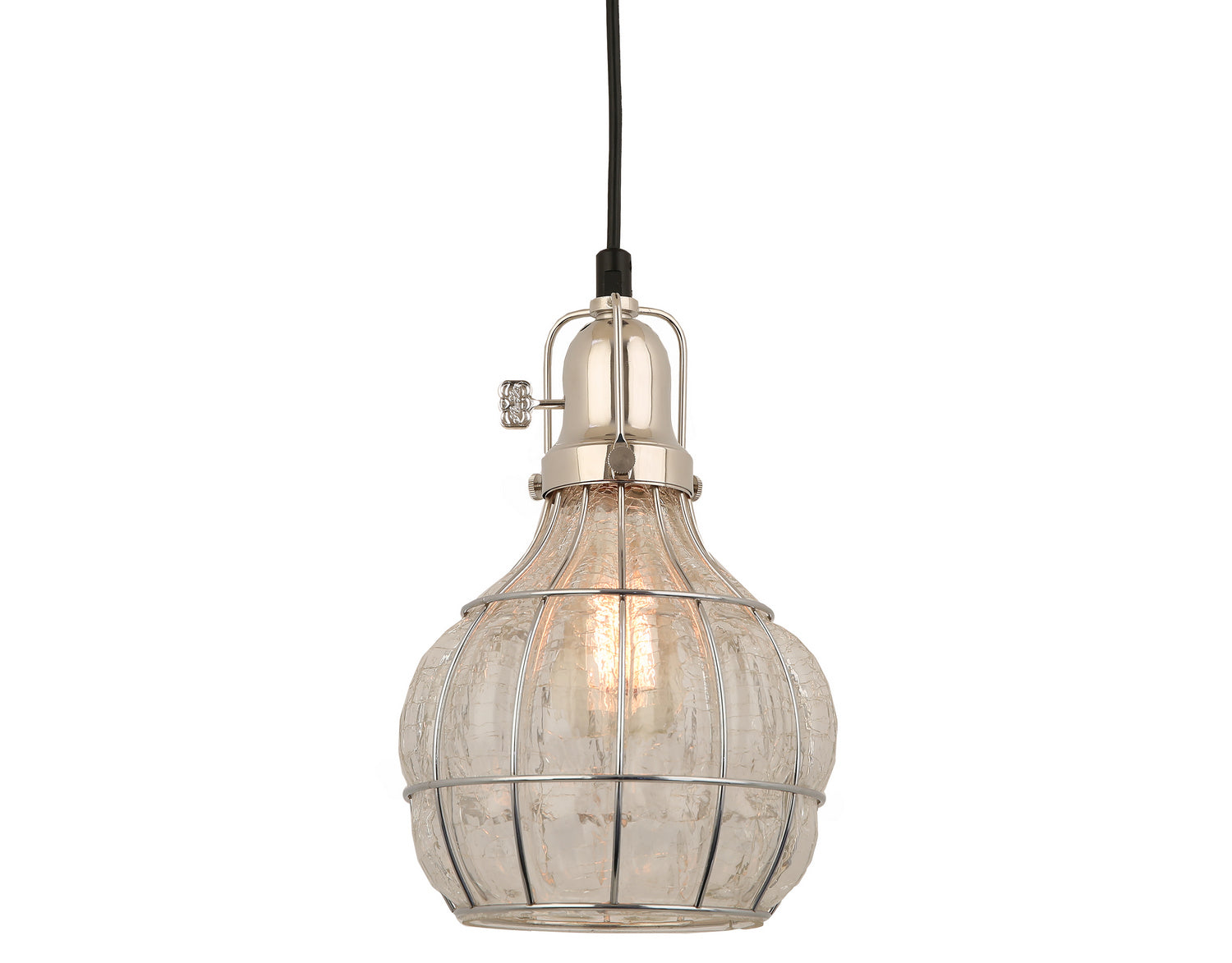 Hi Lite - H-99549-C-160-CLC - One Light Pendant - Baldwin - Polished Nickel