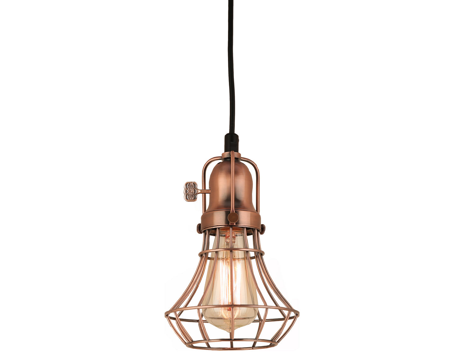 Hi Lite - H-99555-C-49-49 - One Light Pendant - Lani - Weathered Copper