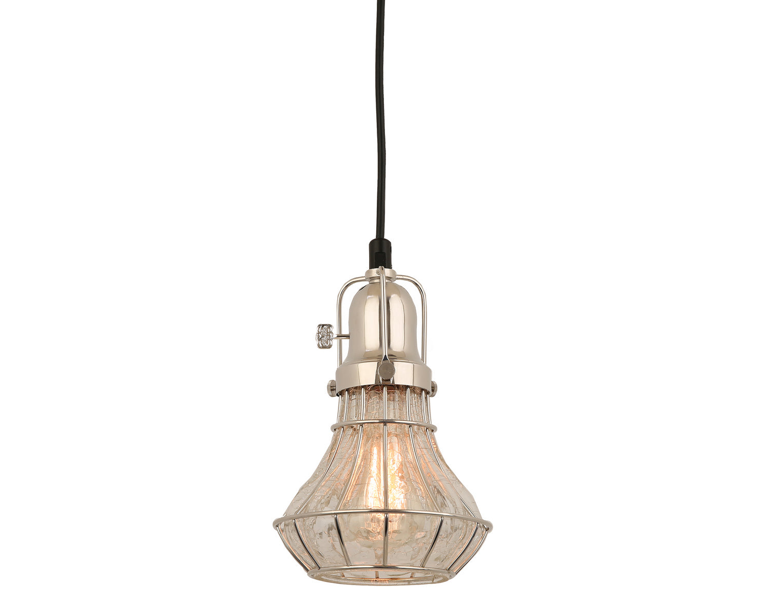 Hi Lite - H-99556-C-160-CLC - One Light Pendant - Lani - Polished Nickel