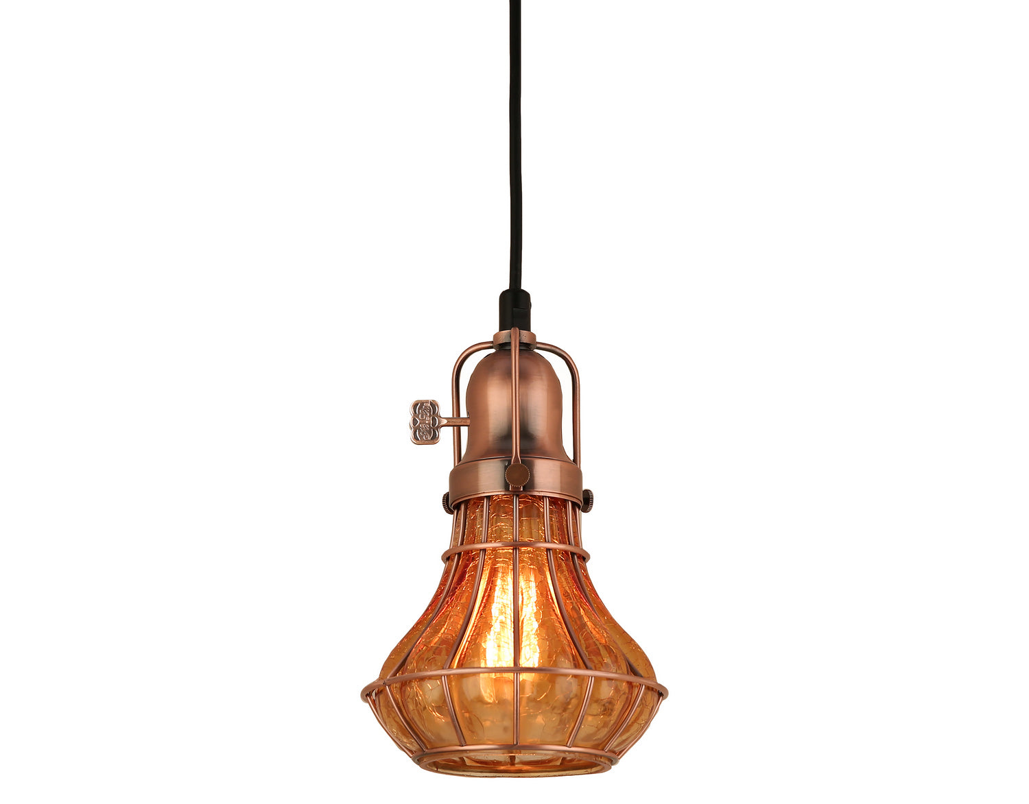 Hi Lite - H-99556-C-49-AMC - One Light Pendant - Lani - Weathered Copper