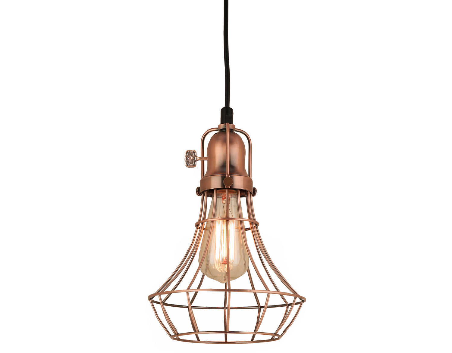 Hi Lite - H-99558-C-49-49 - One Light Pendant - Lani - Weathered Copper