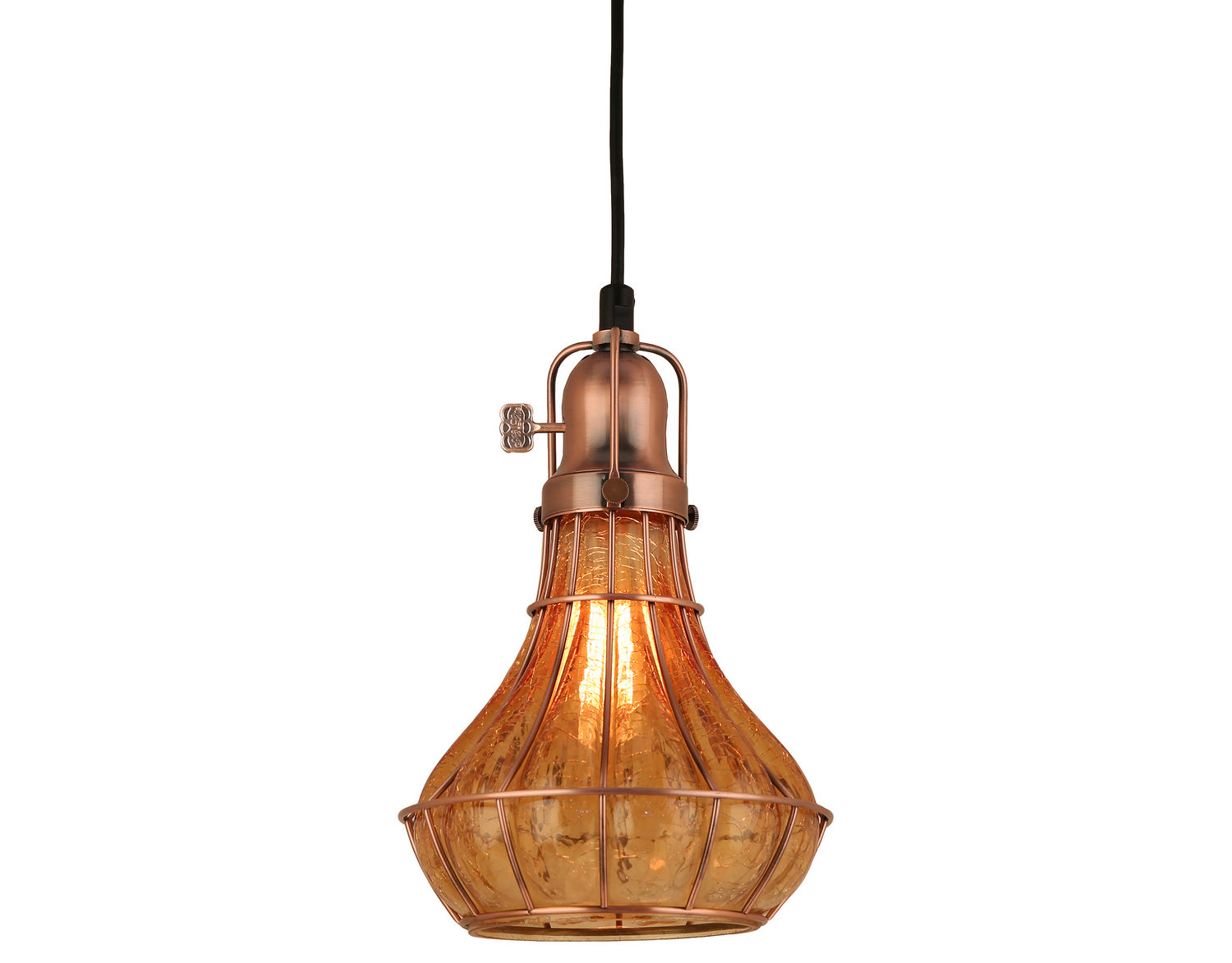 Hi Lite - H-99559-C-49-AMC - One Light Pendant - Lani - Weathered Copper