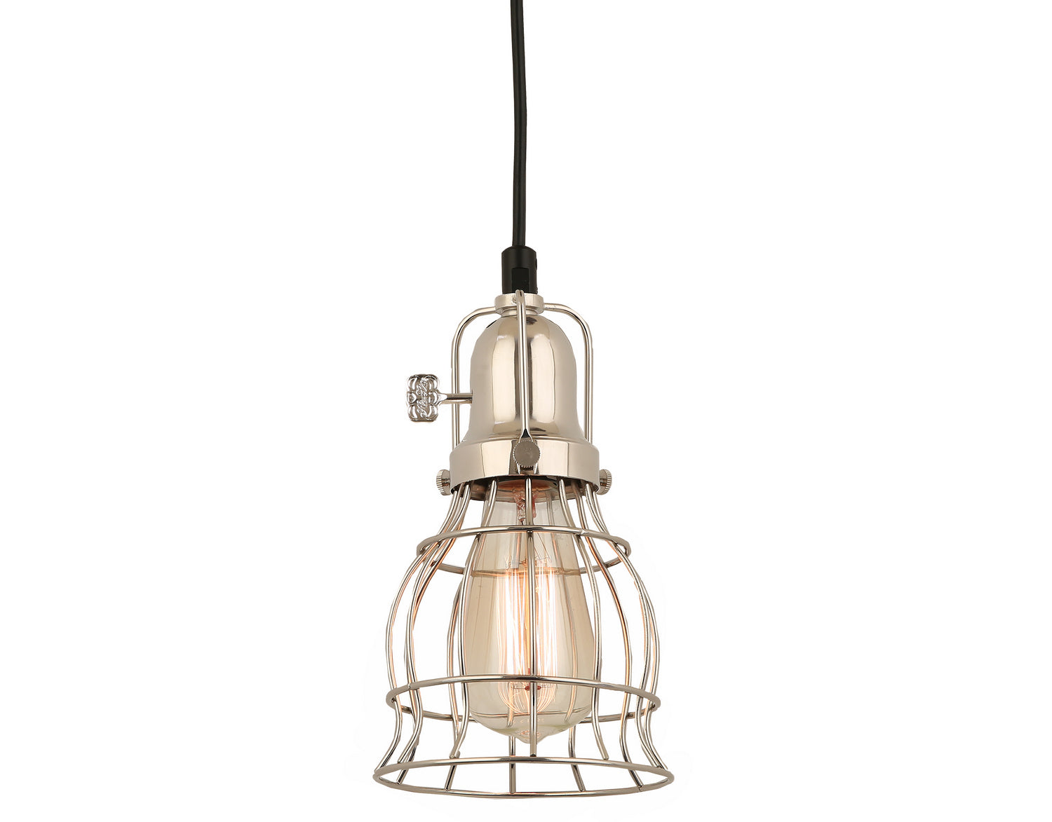 Hi Lite - H-99565-C-160-160 - One Light Pendant - Aubrey - Polished Nickel