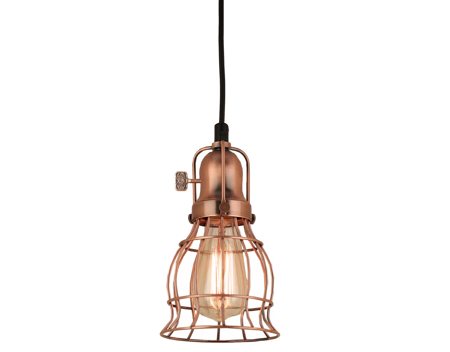 Hi Lite - H-99565-C-49-49 - One Light Pendant - Aubrey - Weathered Copper