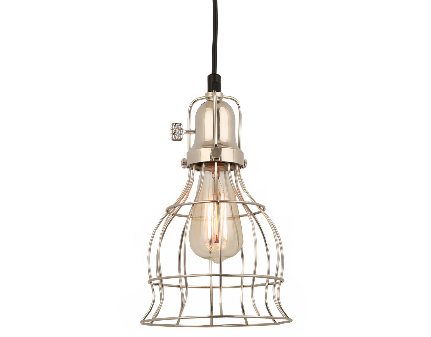 Hi Lite - H-99568-C-160-160 - One Light Pendant - Aubrey - Polished Nickel