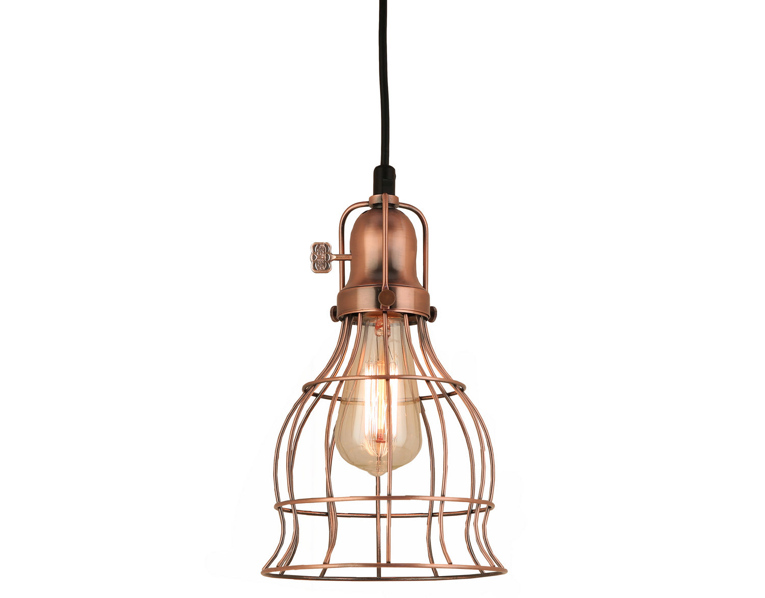 Hi Lite - H-99568-C-49-49 - One Light Pendant - Aubrey - Weathered Copper