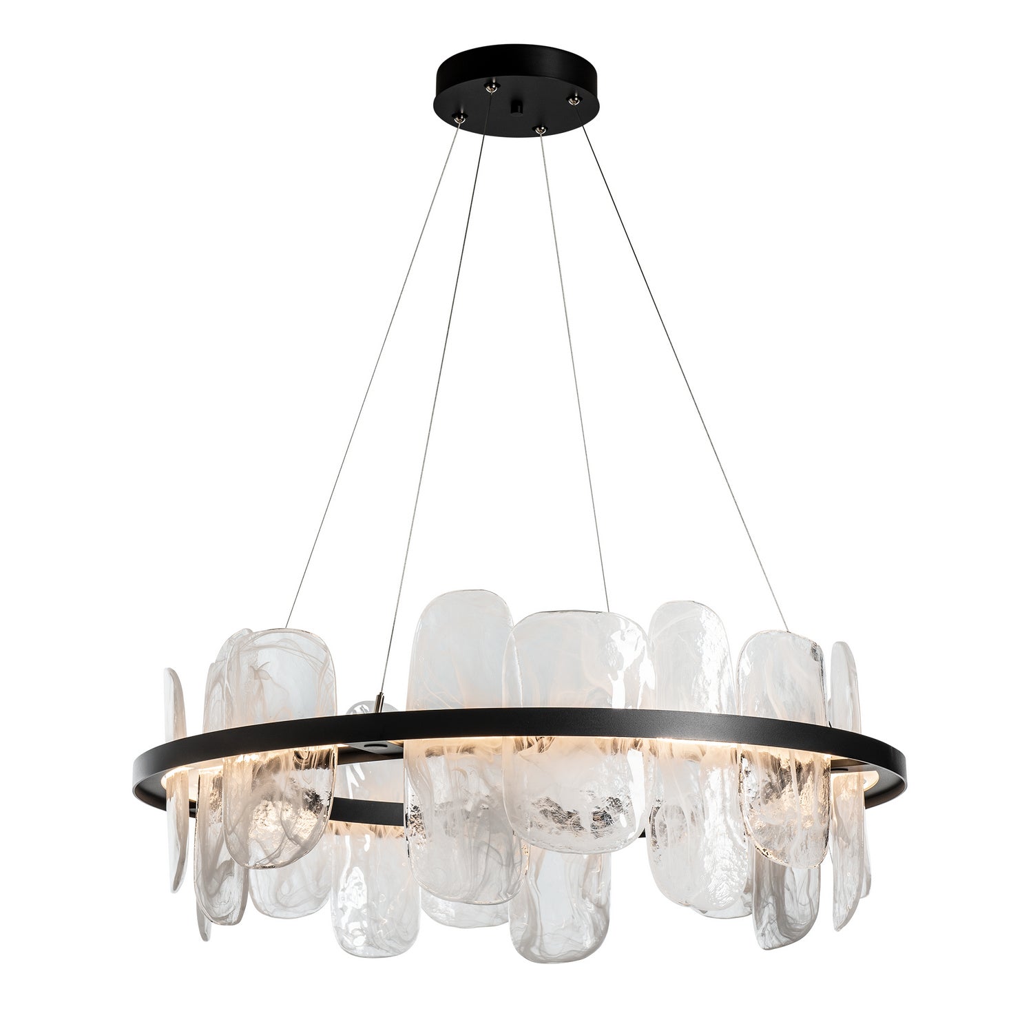 Hubbardton Forge - 139660-LED-STND-10-YR0708 - LED Pendant - Vitre - Black