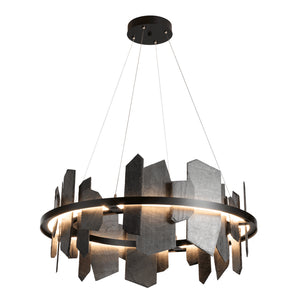 Hubbardton Forge - 139665-LED-STND-10-SL - LED Pendant - Ardesia - Black