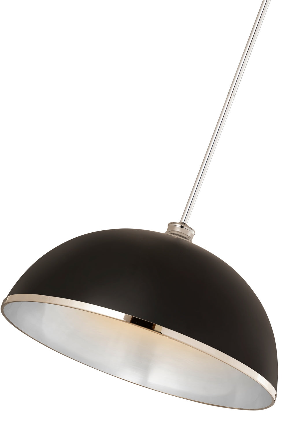 Z-Lite - 1004P20-MB-CH - One Light Pendant - Landry - Matte Black + Chrome