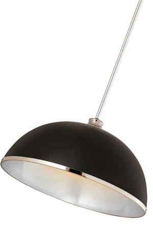Z-Lite - 1004P20-MB-CH - One Light Pendant - Landry - Matte Black + Chrome