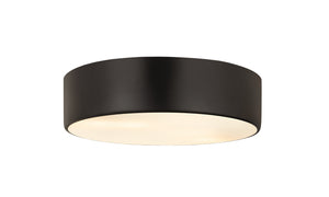 Z-Lite - 2302F3-MB - Three Light Flush Mount - Harley - Matte Black