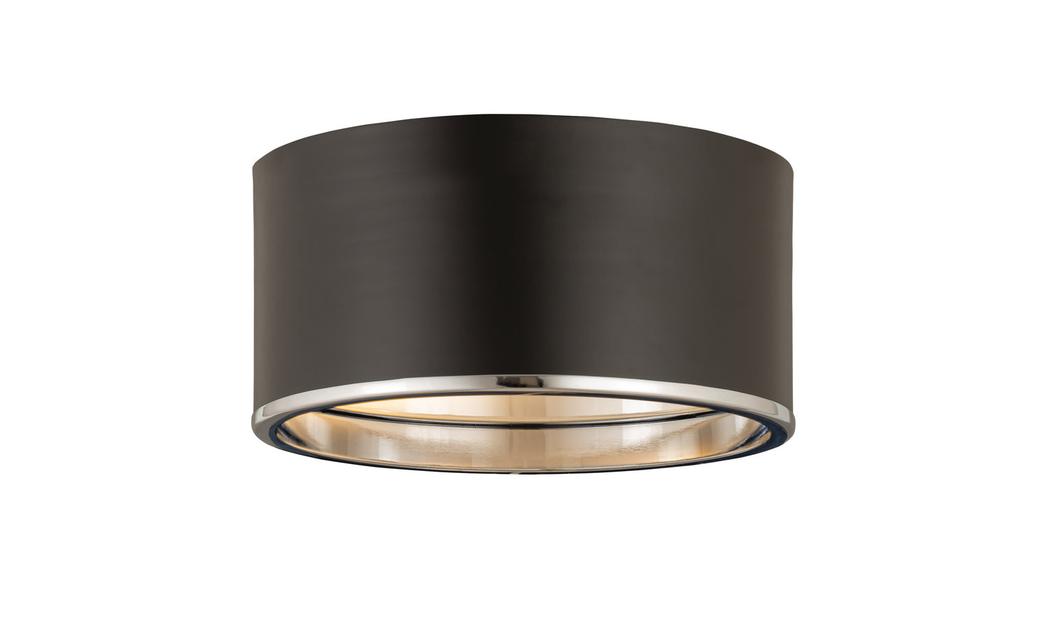 Z-Lite - 2303F2-MB-CH - Two Light Flush Mount - Arlo - Matte Black / Chrome