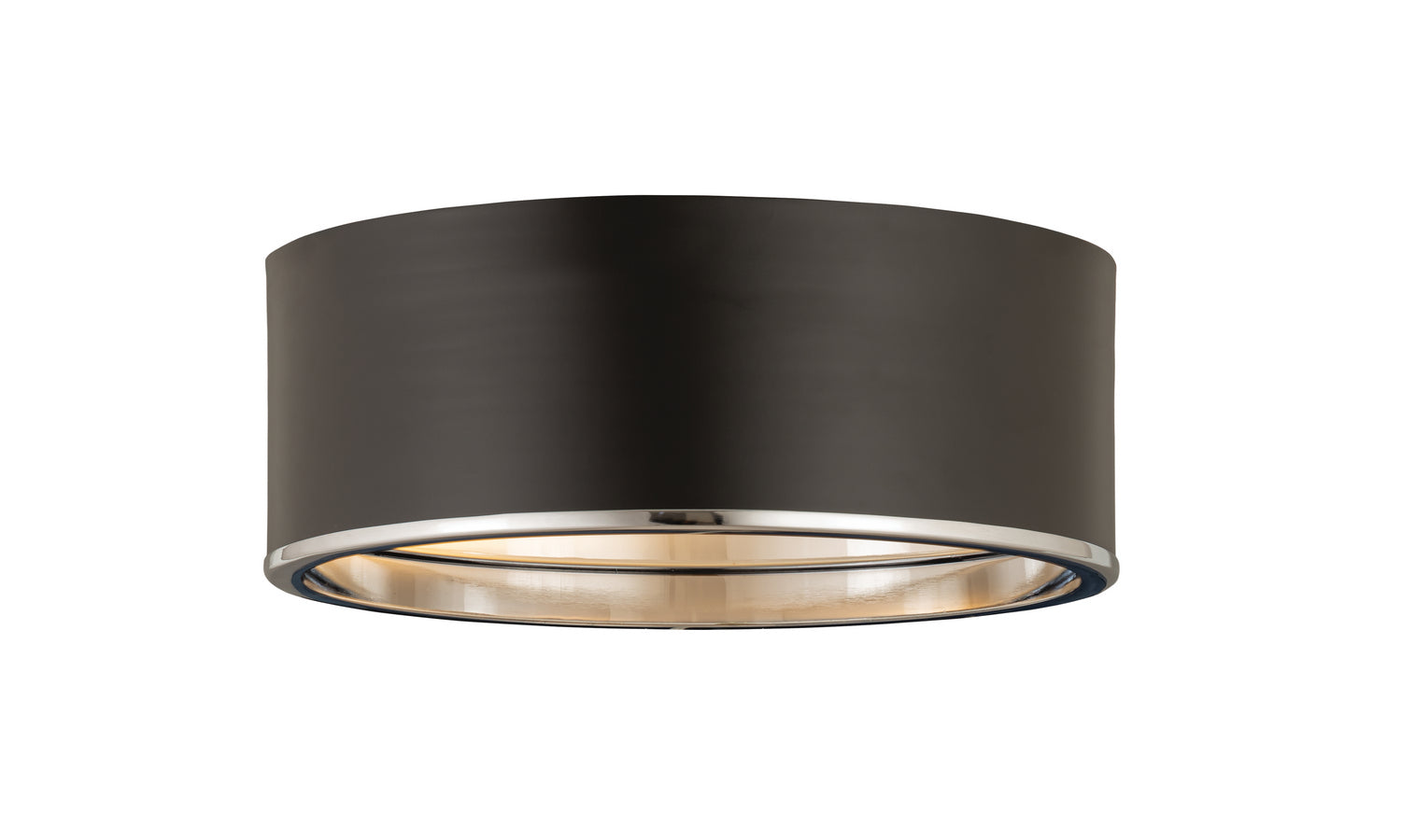 Z-Lite - 2303F3-MB-CH - Three Light Flush Mount - Arlo - Matte Black / Chrome