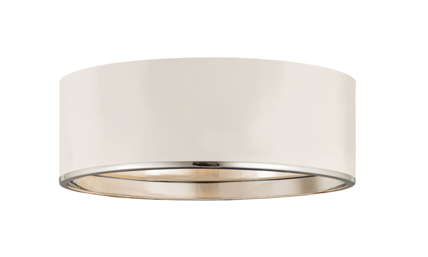 Z-Lite - 2303F4-MW-CH - Four Light Flush Mount - Arlo - Matte White / Chrome