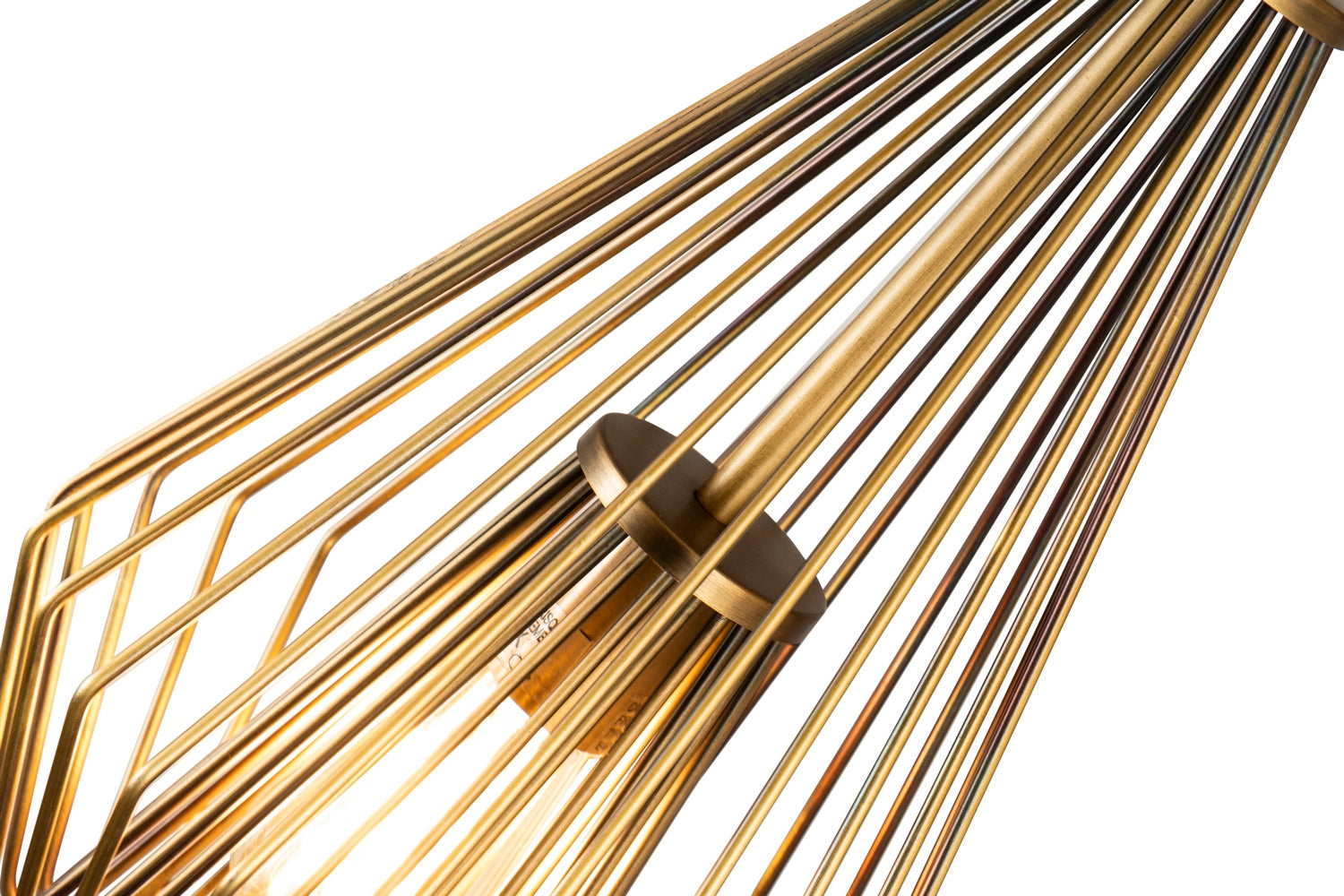 Z-Lite - 442MP-RB - One Light Pendant - Quintus - Rubbed Brass