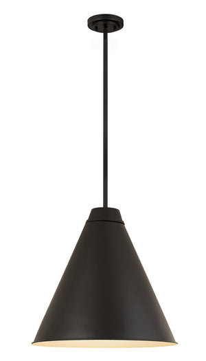 Z-Lite - 6011P24-MB - One Light Pendant - Eaton - Matte Black