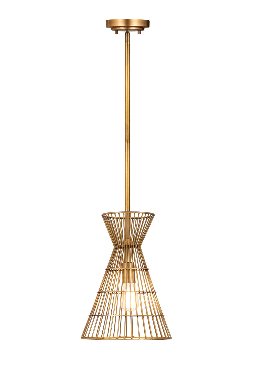 Z-Lite - 6015MP-RB - One Light Pendant - Alito - Rubbed Brass