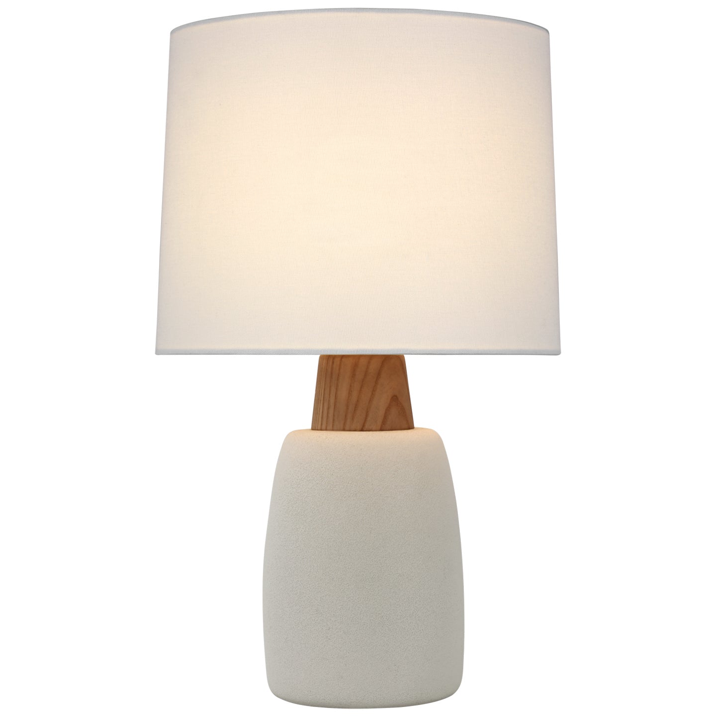 Visual Comfort Signature - BBL 3611PRW-L - LED Table Lamp - Aida - Porous White and Natural Oak