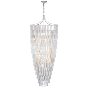 Visual Comfort Signature - JN 5135PW - LED Chandelier - Vacarro - Plaster White