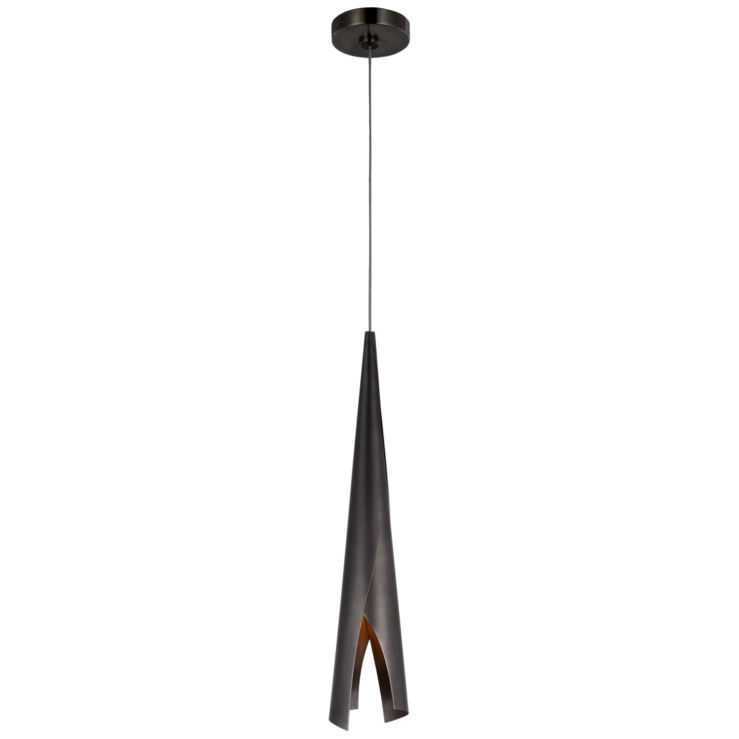 Visual Comfort Signature - KW 5631BZ - LED Pendant - Piel - Bronze