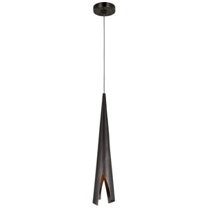 Visual Comfort Signature - KW 5631BZ - LED Pendant - Piel - Bronze