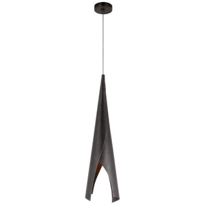 Visual Comfort Signature - KW 5632BZ - LED Pendant - Piel - Bronze